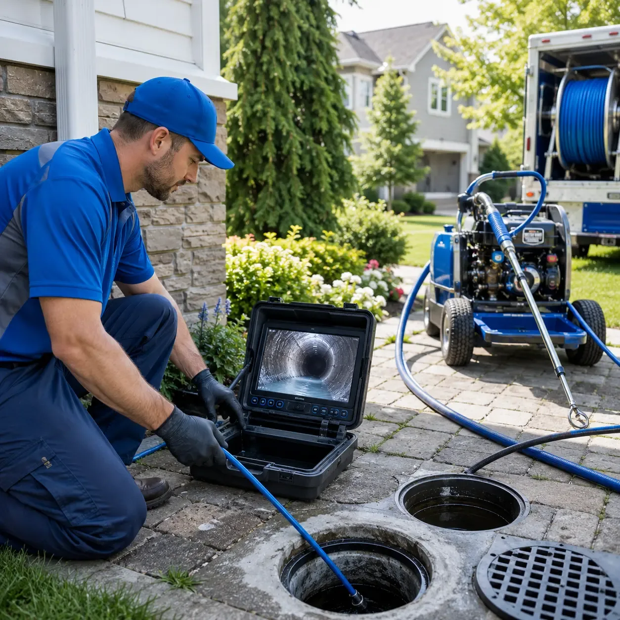 Outdoor drain cleaning professionals serving Old Town, ME