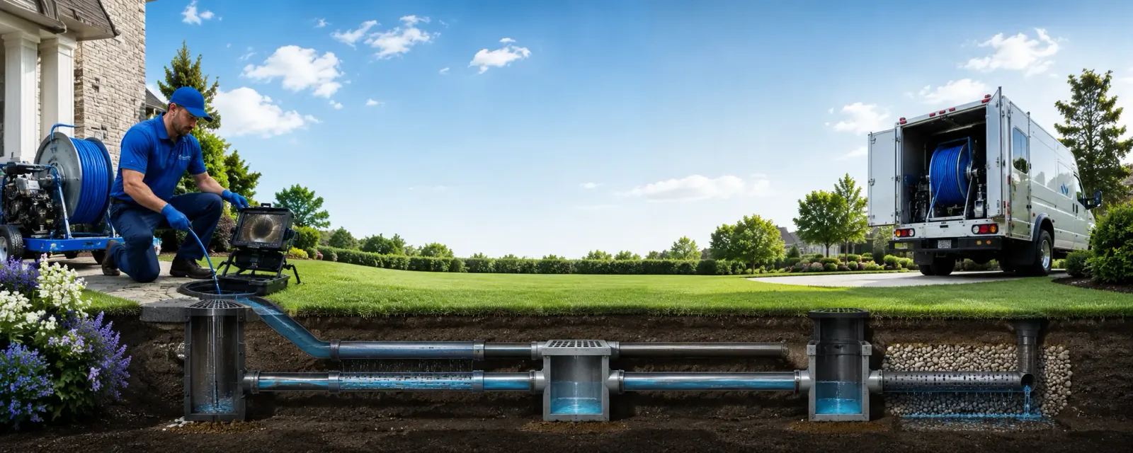 Outdoor drain cleaning information for Old Town, ME
